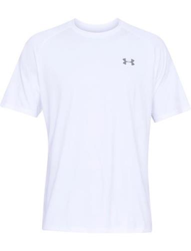 Ua Tech 2.0 Ss Tee Sport T-Kortærmet Skjorte White Under Armour