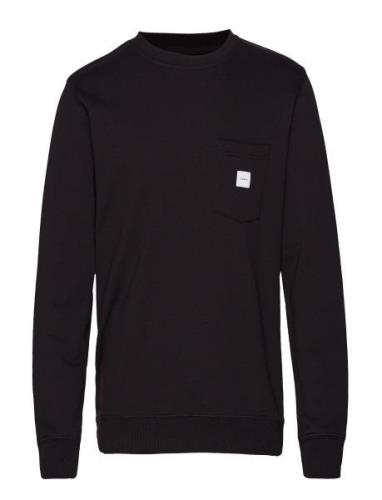 Square Pocket Sweatshirt Tops Sweatshirts & Hoodies Sweatshirts Black ...