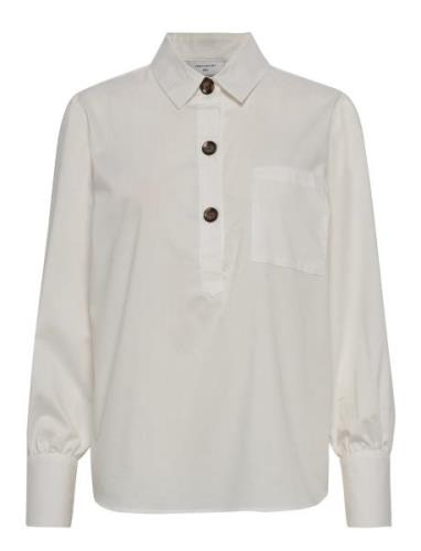 Fqflynn-Sh Tops Shirts Long-sleeved Cream FREE/QUENT