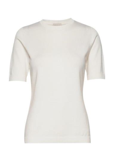 Pamela Strik T-Shirt Tops Knitwear Jumpers Cream Minus