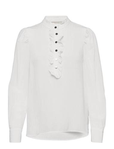 Fqapril-Sh Tops Blouses Long-sleeved White FREE/QUENT