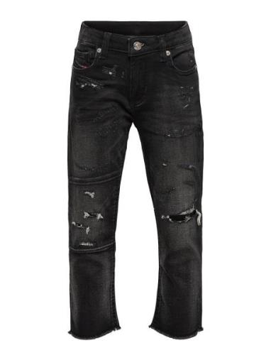 Aryel-J Jjj Trousers Bottoms Jeans Regular Jeans Black Diesel