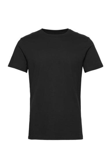 Crew-Neck Regular Tops T-Kortærmet Skjorte Black Bread & Boxers