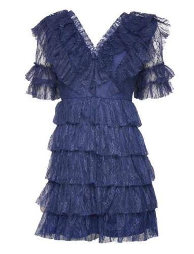 Sky Dress Designers Short Dress Blue Malina