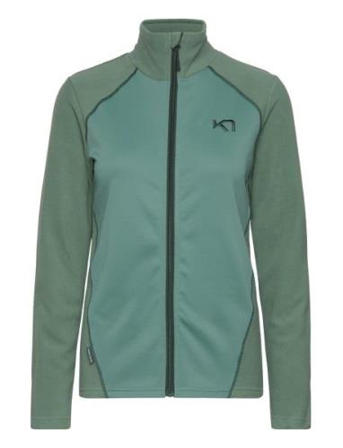 Kari F/Z Fleece Sport Sweatshirts & Hoodies Fleeces & Midlayers Green ...