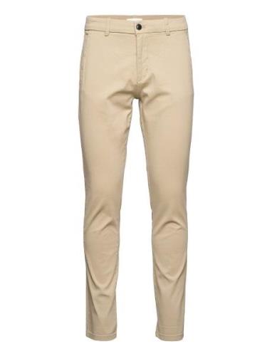 Superflex Chino Pants Bottoms Trousers Chinos Beige Lindbergh