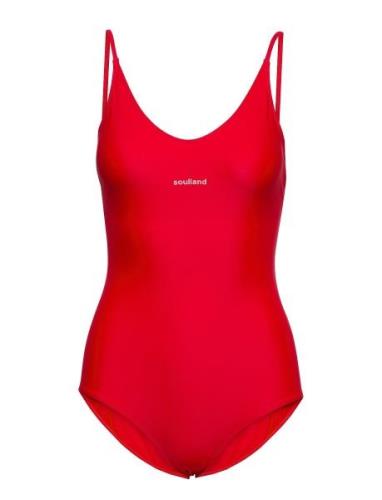 Adel Swimsuit Badedragt Badetøj Red Soulland