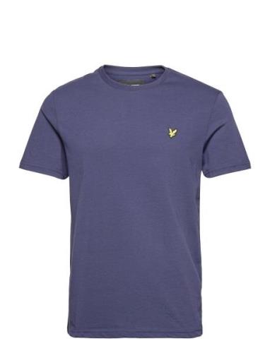 Plain T-Shirt Tops T-Kortærmet Skjorte Navy Lyle & Scott