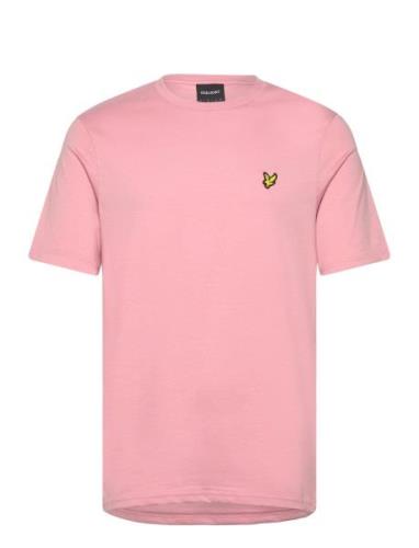 Plain T-Shirt Tops T-Kortærmet Skjorte Pink Lyle & Scott