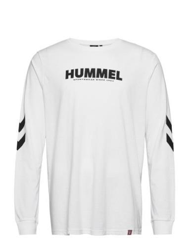 Hmllegacy T-Shirt L/S Sport T-Langærmet Skjorte White Hummel