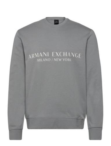 Sweatshirt Tops Sweatshirts & Hoodies Sweatshirts Grey Armani Exchange