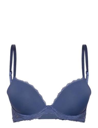 Lift Demi Lingerie Bras & Tops Push Up Bras Navy Calvin Klein