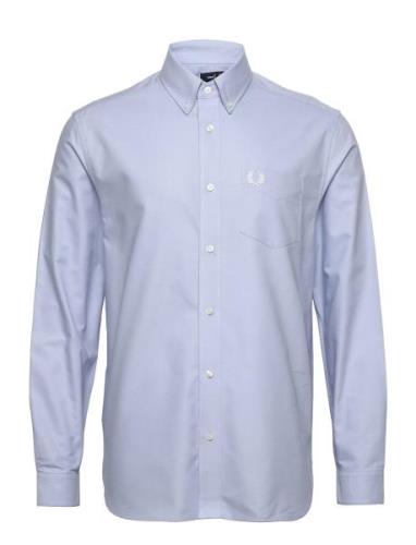 Oxford Shirt Tops Shirts Casual Blue Fred Perry