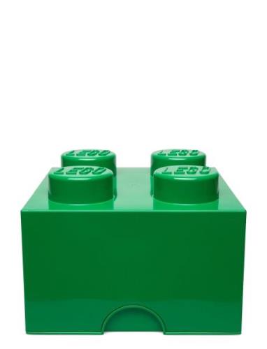 Lego Storage Brick 4 Home Kids Decor Storage Storage Boxes Green LEGO ...
