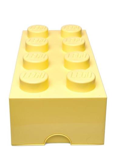 Lego Storage Brick 8 Home Kids Decor Storage Storage Boxes Yellow LEGO...