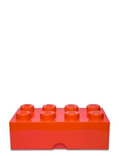 Lego Storage Brick 8 Home Kids Decor Storage Storage Boxes Orange LEGO...