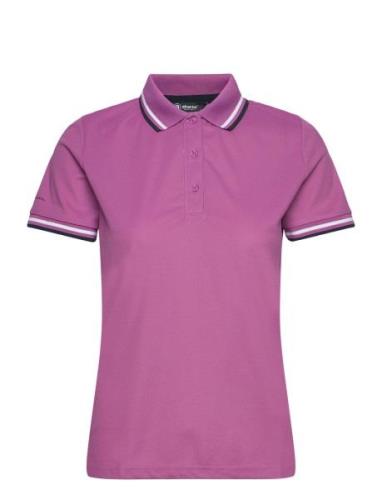 Lds Pines Polo Sport T-shirts & Tops Polos Purple Abacus