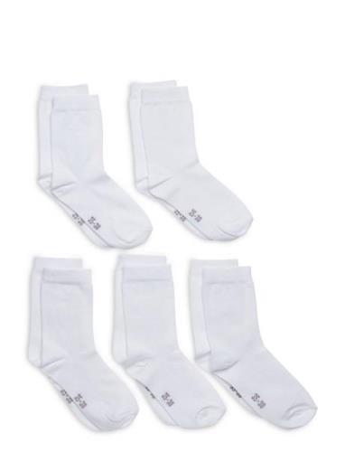 Ankle Sock -Solid  Sokker Strømper White Minymo