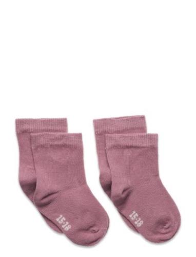 Ankle Sock  Sokker Strømper Pink Minymo