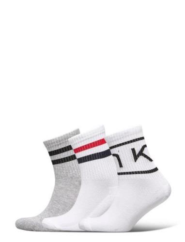 Tennis Sock 3Pk Sport Socks Regular Socks White Kari Traa