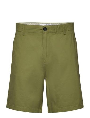 Slhcomfort-Homme Flex Shorts W Noos Bottoms Shorts Chinos Shorts Green...