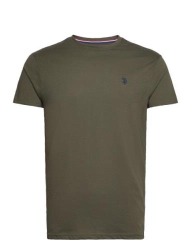 Arjun T-Shirt Tops T-Kortærmet Skjorte Khaki Green U.S. Polo Assn.