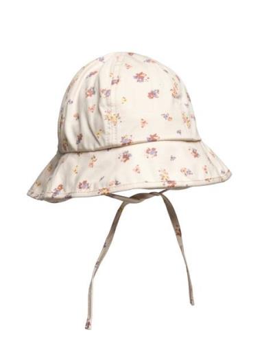 Summer Hat W. String Solhat Multi/patterned En Fant