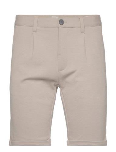 Pleated Shorts Bottoms Shorts Chinos Shorts Brown Lindbergh