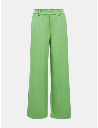 Objlisa Wide Pant Noos Bottoms Trousers Wide Leg Green Object