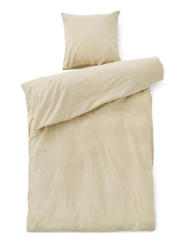St Bed Linen 140X220/60X63 Cm Home Textiles Bedtextiles Bed Sets Cream...