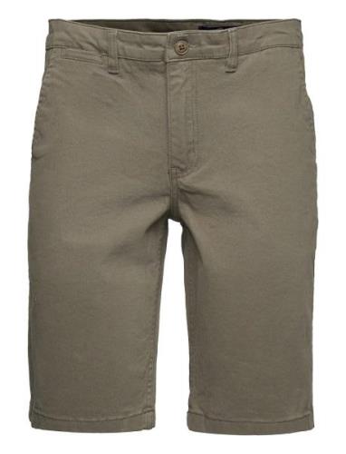 Jonas Twill Shorts Bottoms Shorts Chinos Shorts Green Kronstadt