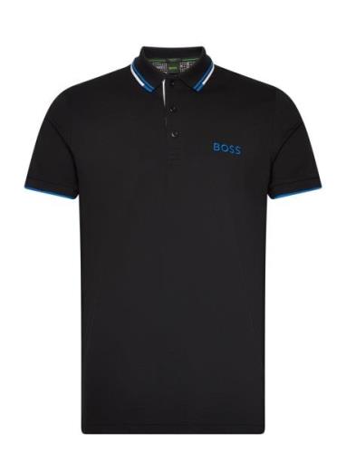 Paddy Pro Sport Polos Short-sleeved Black BOSS