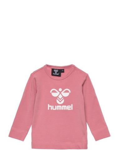 Hmlmarie T-Shirt L/S Tops T-shirts Long-sleeved T-Skjorte Pink Hummel