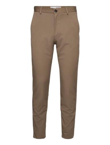Slhslim-Best Flex Pants B Bottoms Trousers Formal Brown Selected Homme
