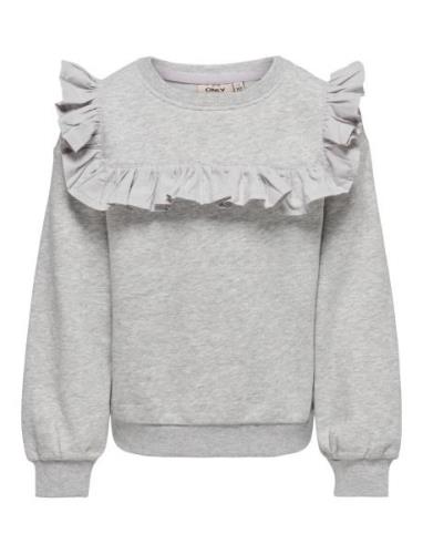 Kogofelia L/S Frill O-Neck Bo Swt Tops Sweatshirts & Hoodies Sweatshir...