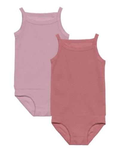 Rib Jersey 2Pack Straptop & Underpants Undertøjssæt Pink Copenhagen Co...