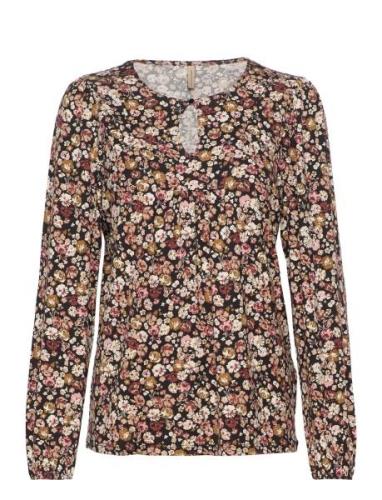 Sc-Marica Aop Tops Blouses Long-sleeved Multi/patterned Soyaconcept