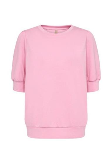 Sc-Banu Tops Sweatshirts & Hoodies Sweatshirts Pink Soyaconcept