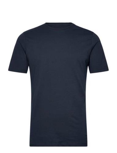 Agnar Basic T-Shirt - Regenerative Tops T-Kortærmet Skjorte Navy Knowl...