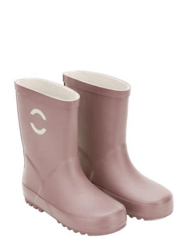 Wellies - Solid Shoes Rubberboots High Rubberboots Pink Mikk-line