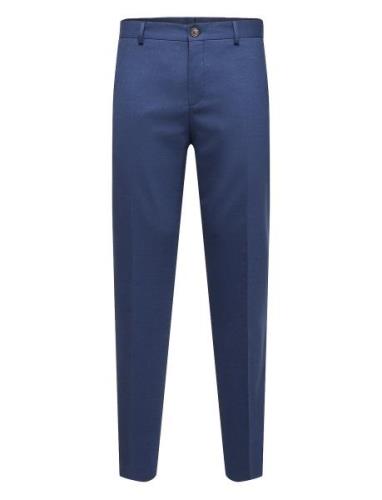 Slhslim-Neil Trs Noos Bottoms Trousers Formal Blue Selected Homme
