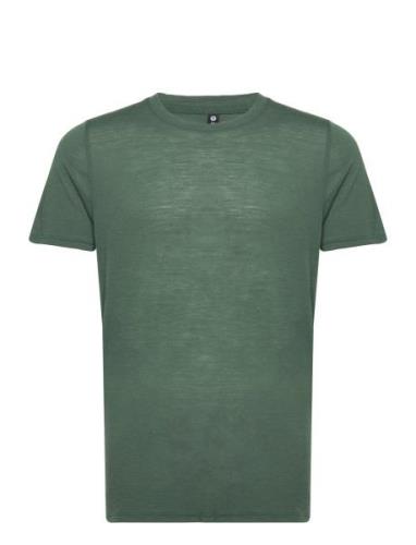 Jbs Of Dk T-Shirt Wool Gots Tops T-Kortærmet Skjorte Green JBS Of Denm...