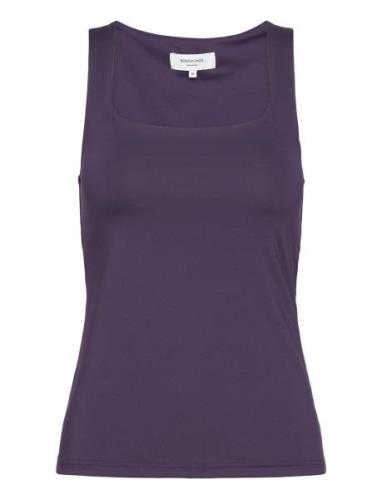 Billie Top Tops T-shirts & Tops Sleeveless Purple Rosemunde