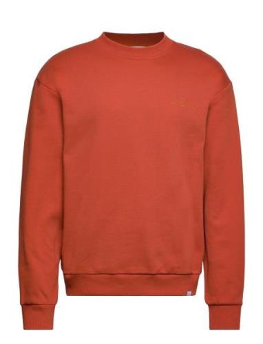 French Sweatshirt Tops Sweatshirts & Hoodies Hoodies Orange Les Deux