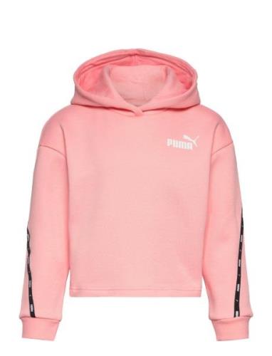 Ess Tape Hoodie Fl G Sport Sweatshirts & Hoodies Hoodies Pink PUMA