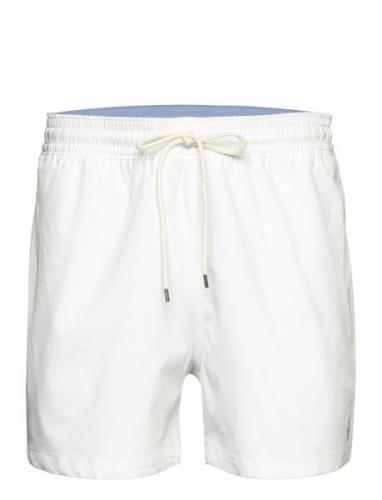 100D Strch Poly Pw-Traveler Short Badeshorts White Polo Ralph Lauren