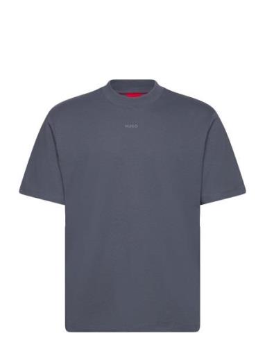 Dapolino Designers T-Kortærmet Skjorte Blue HUGO