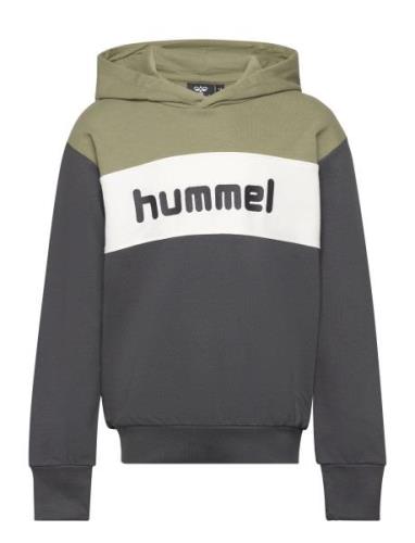 Hmlmorten Hoodie Sport Sweatshirts & Hoodies Hoodies Green Hummel