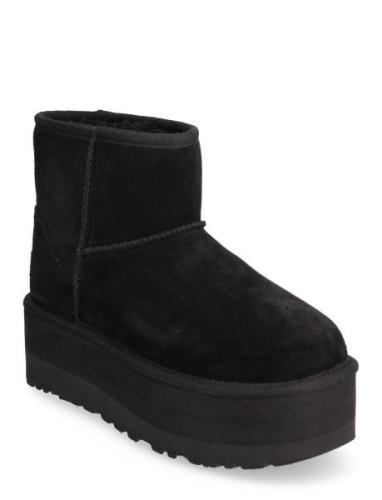 W Classic Mini Platform Shoes Wintershoes Black UGG