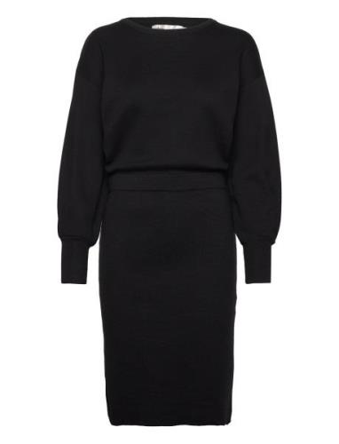 Wanettaiw Ilze Ck Dress Dresses Knitted Dresses Black InWear